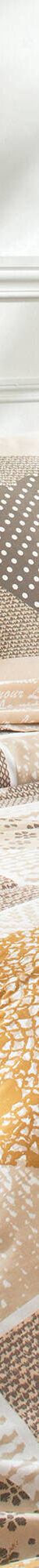 Linge de lit Lovely en flanelle imprimé coeurs  (beige / caramel) Linge de lit Lovely en flanelle imprimé coeurs  (beige / caramel)